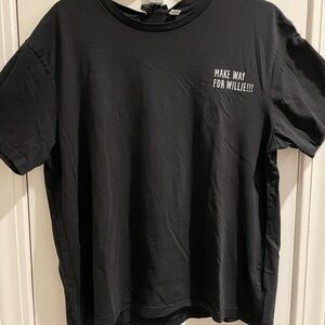 H&M X The Simpsons men’s Make Way for Willie black t-shirt. Size XXL. 100%cotton